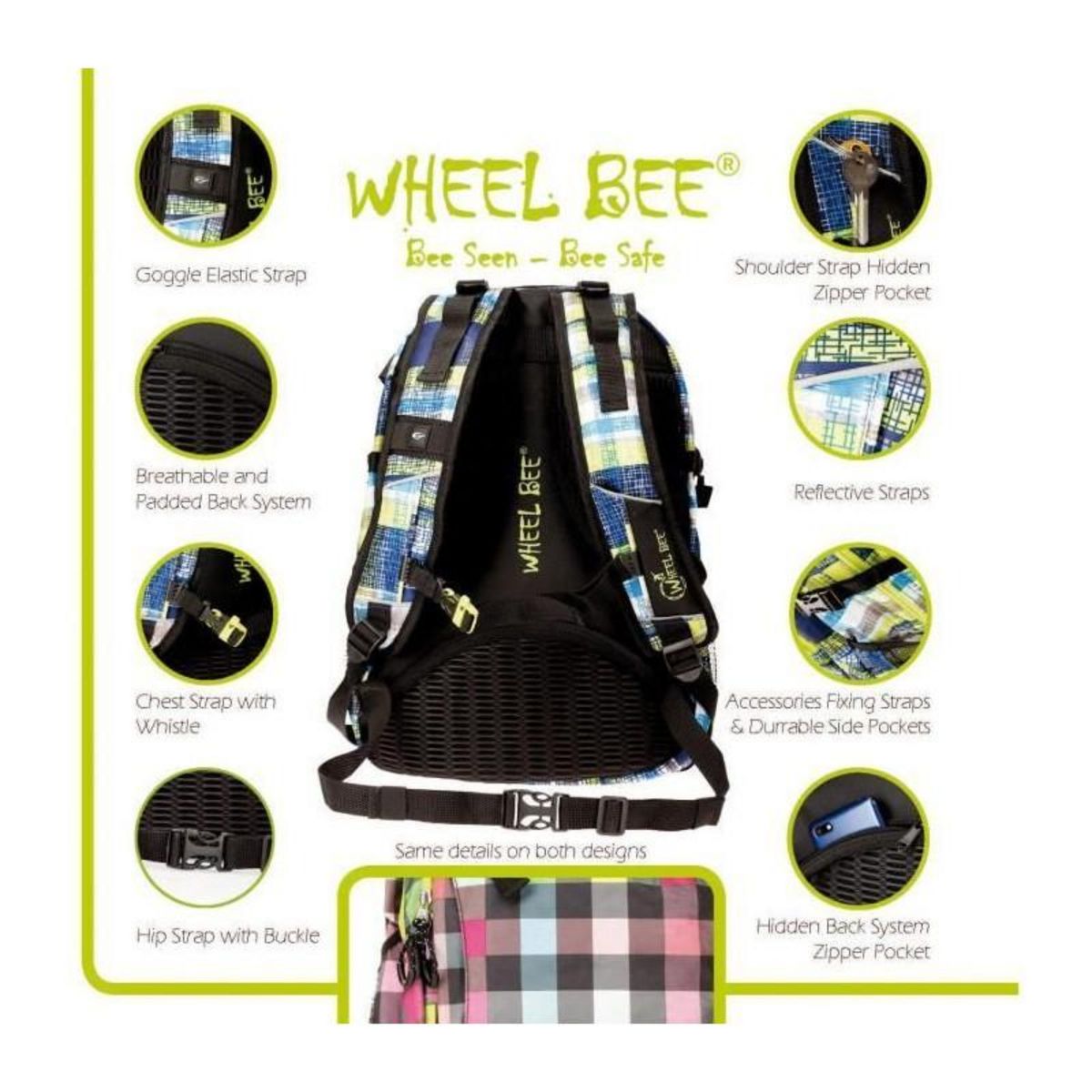SCHILDKROT Sac a dos - SCHILDKRÖT - Sac Wheel Bee BACKPACK Generation Z