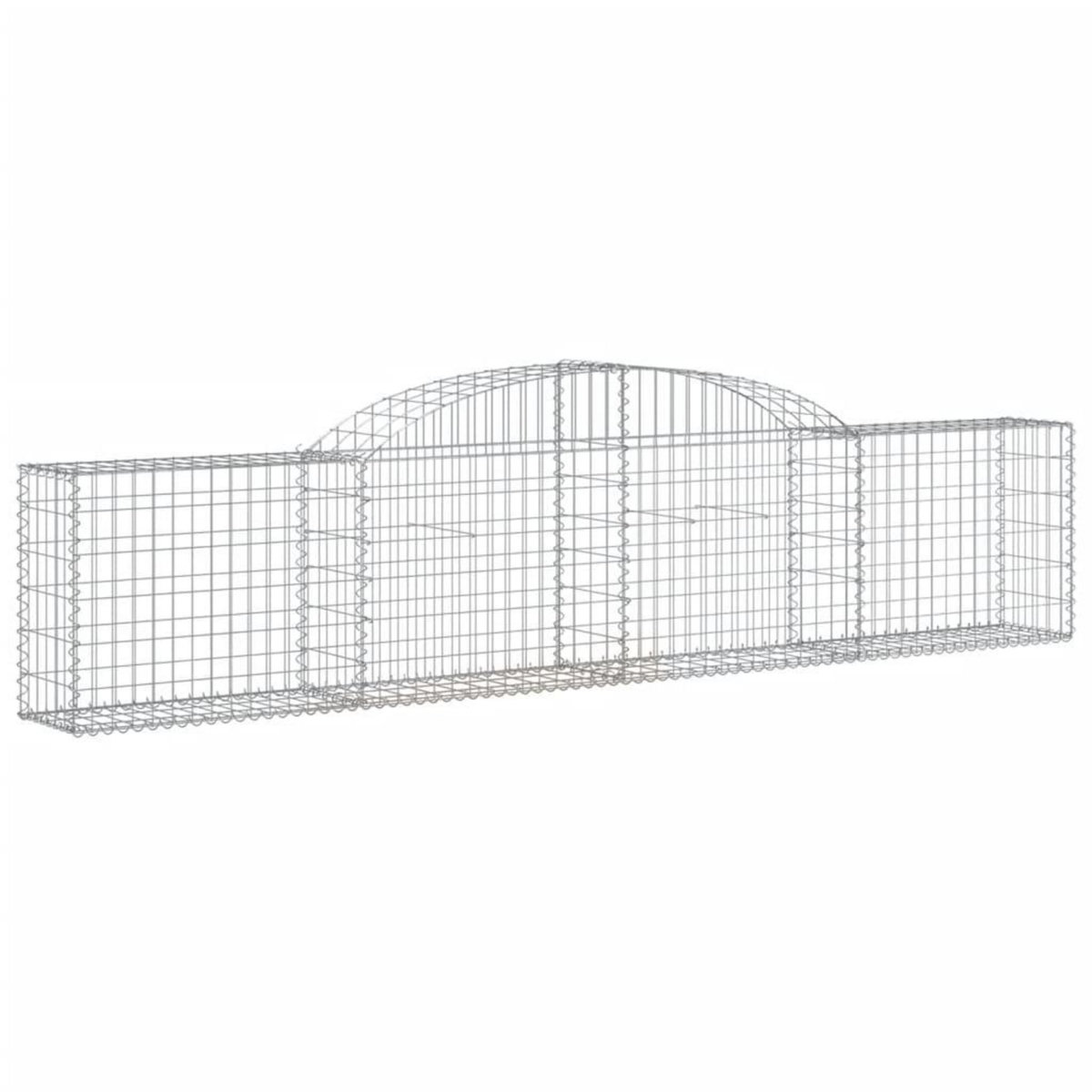 VIDAXL Paniers a gabions arques 13 pcs 300x30x60/80 cm Fer galvanise