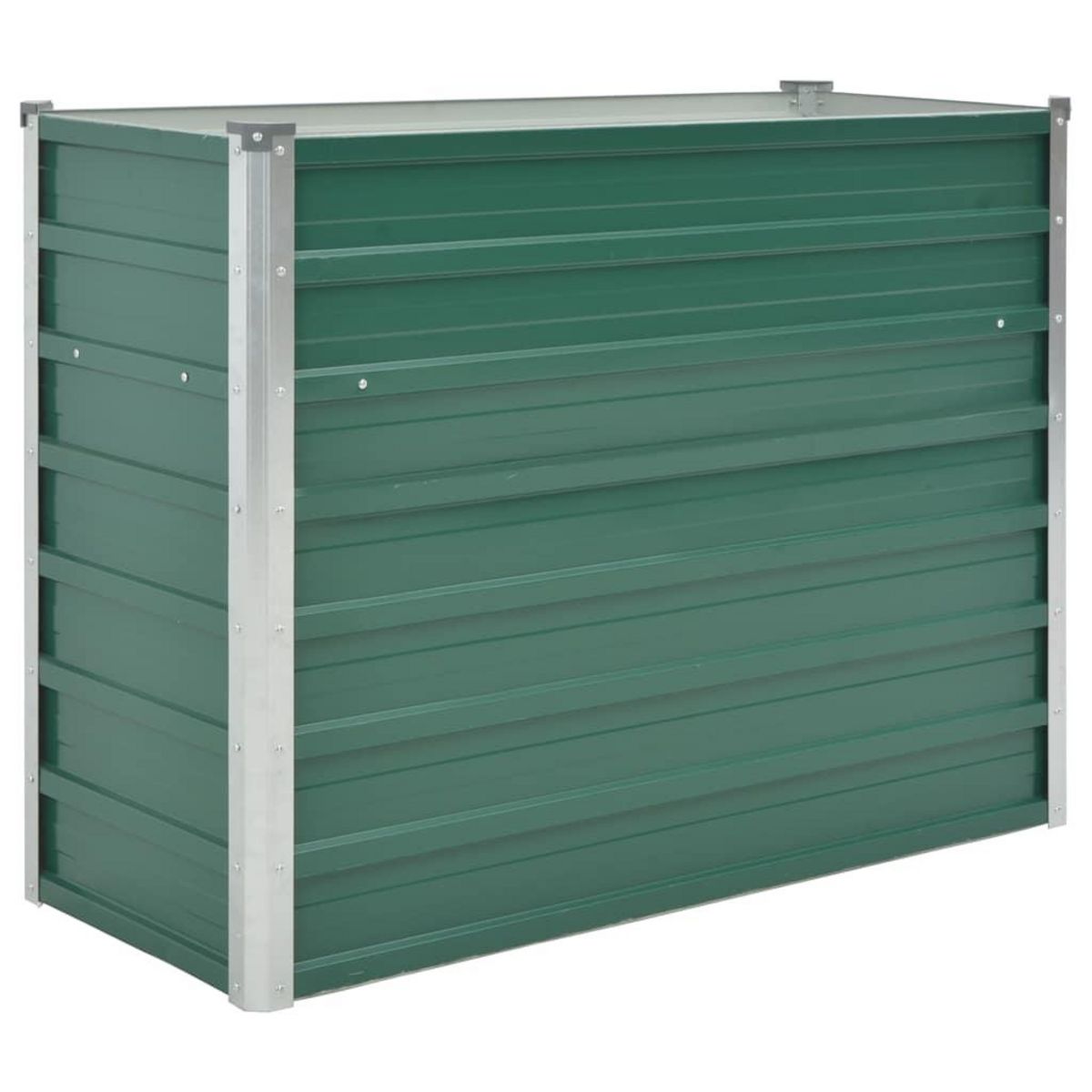 VIDAXL Lit sureleve de jardin Acier galvanise 100x40x77 cm Vert