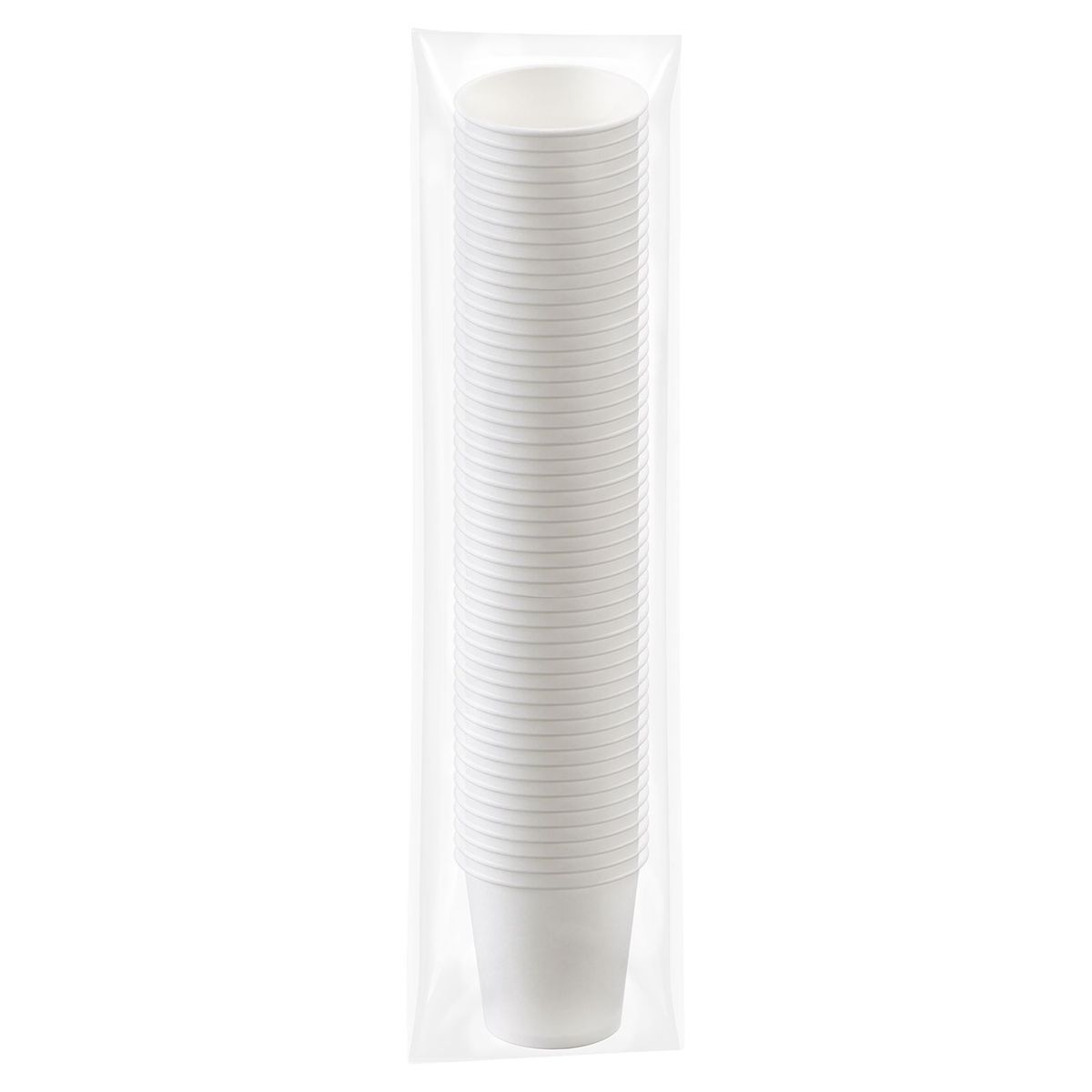 POUCE 50 gobelets de  café expresso 8cl carton blanc 50 pièces