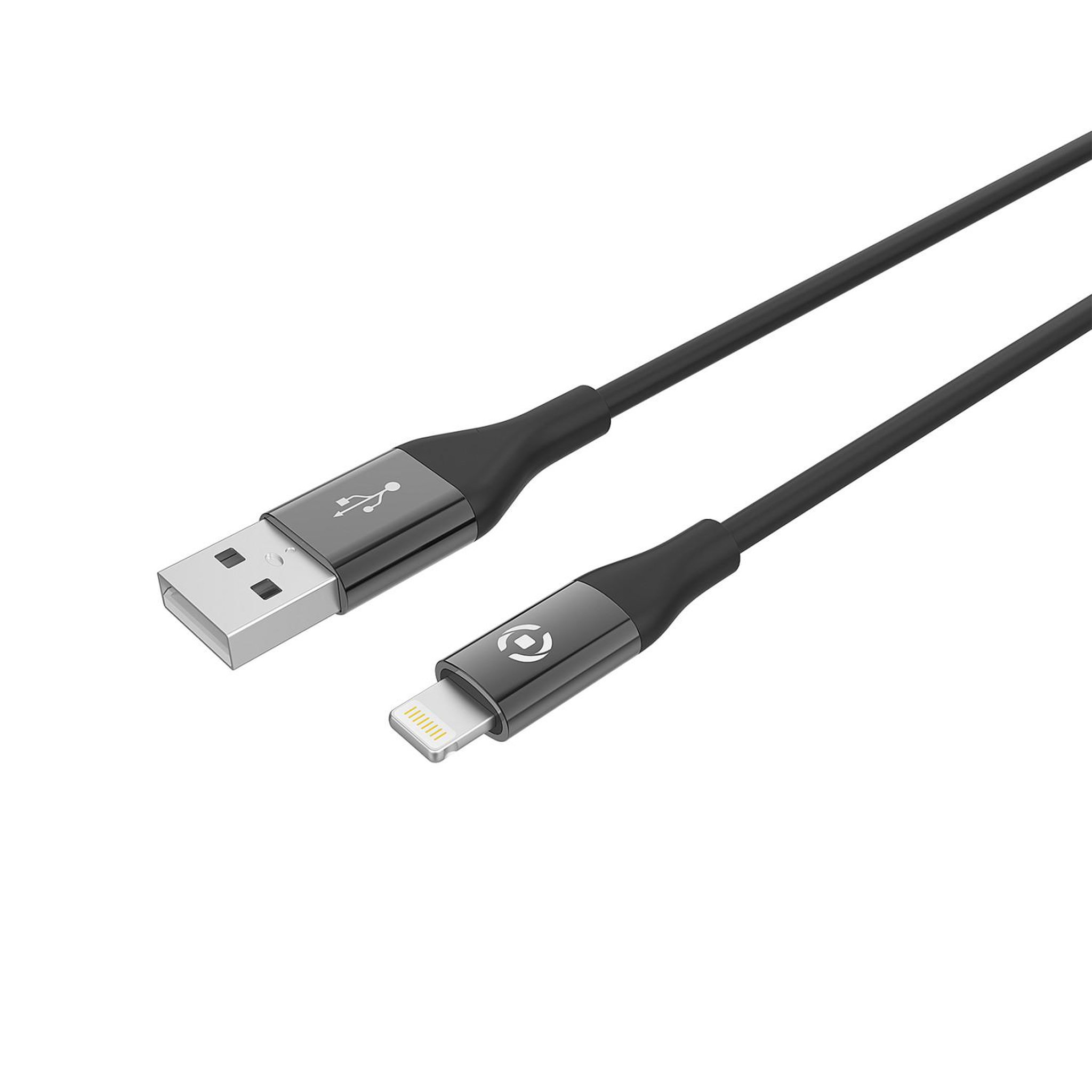Voir la diapositive 1 : CELLY Celly USBLIGHTCOLORBK câble Lightning 1 m Noir
