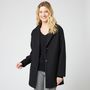 Voir la diapositive 1 : IN EXTENSO Manteau long noir femme