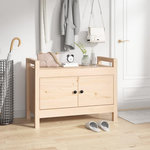 VIDAXL Banc d'entree 80x40x60 cm Bois de pin massif