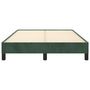 Voir la diapositive 5 : VIDAXL Cadre de lit sans matelas vert fonce 120x190 cm velours