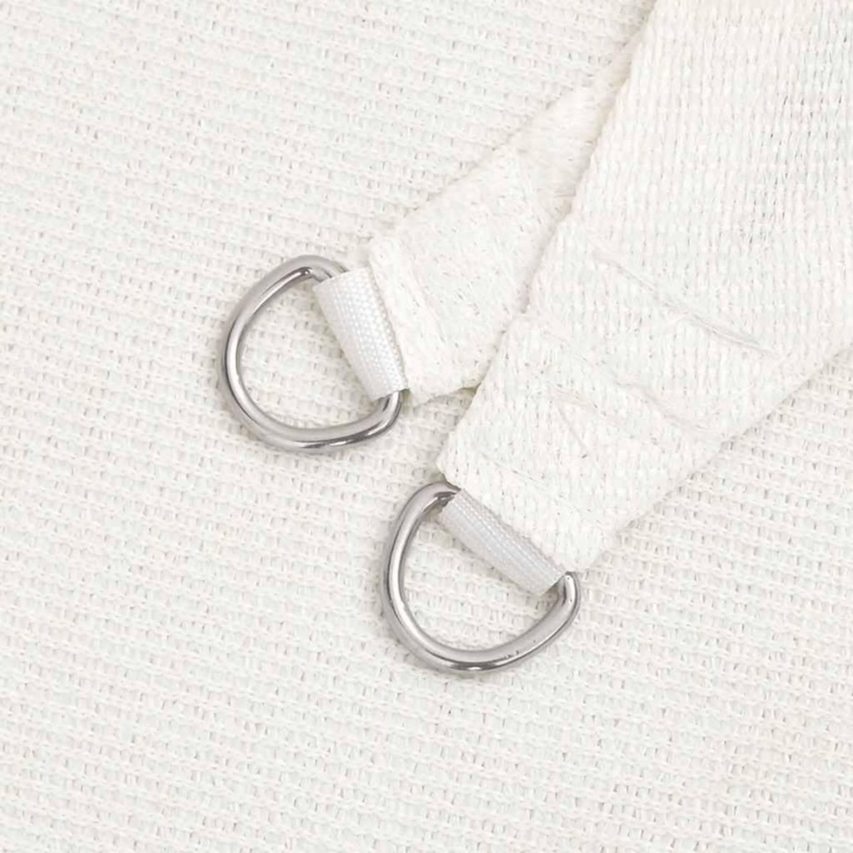 VIDAXL Voile d'ombrage 160 g/m^2 Blanc 7x7 m PEHD