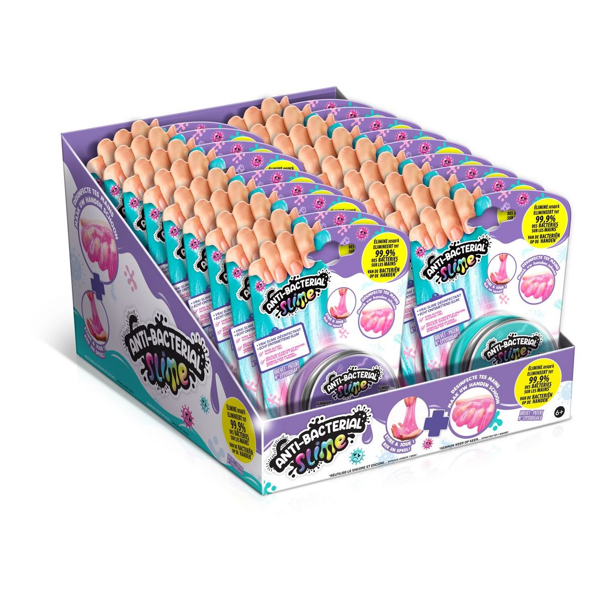 CANAL TOYS Autres activités créatives - Slime Antibactérienne - Assortiments