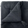 Voir la diapositive 2 : ATMOSPHERA Couvre-Lit  Midnight Garden  70x180cm Gris Foncé