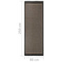 Voir la diapositive 6 : VIDAXL Tapis a tissage plat d'exterieur 80x250 cm Marron fonce