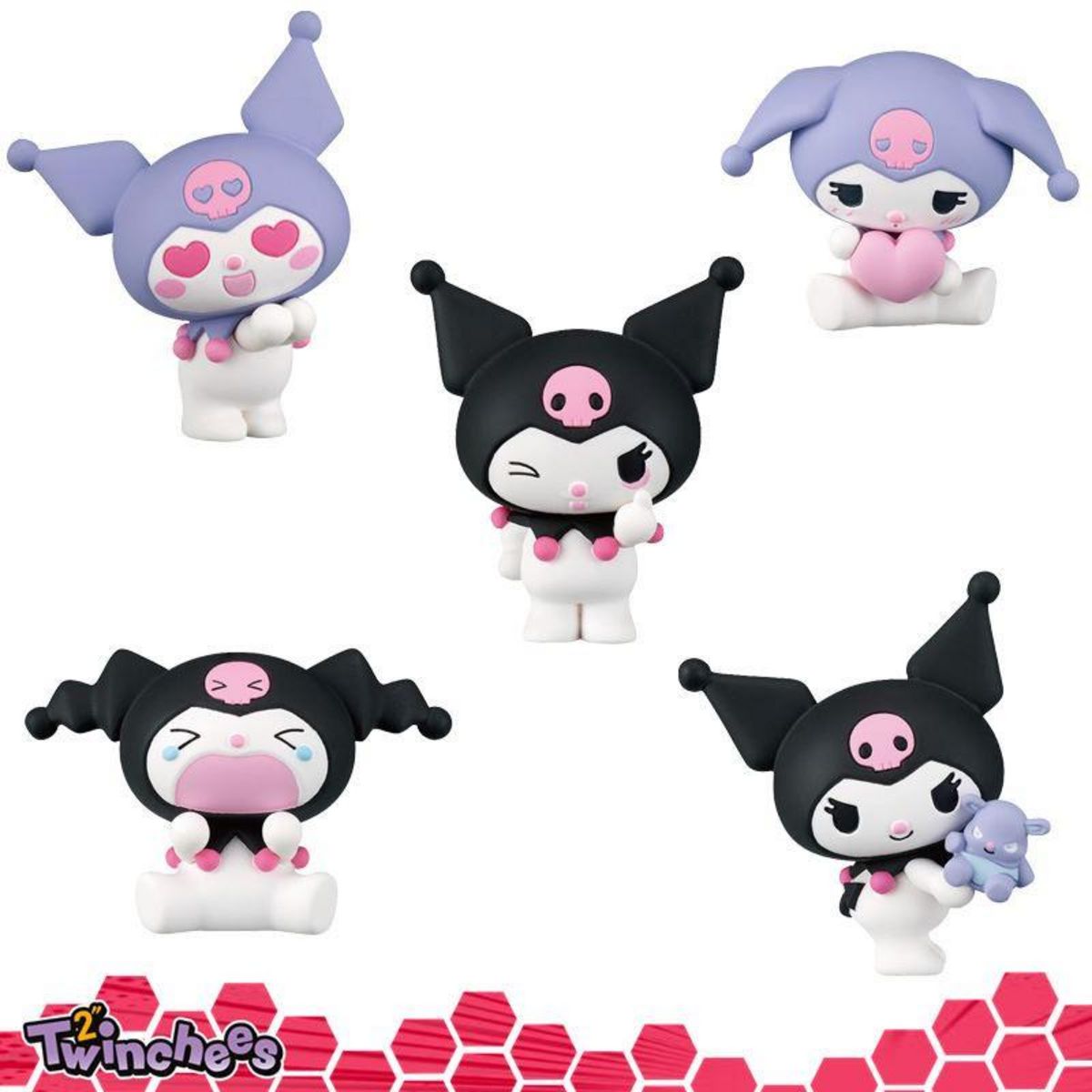 TOMY Figurine Tomy Twinchees Hello Kitty Sanrio Kuromi Modèle aléatoire