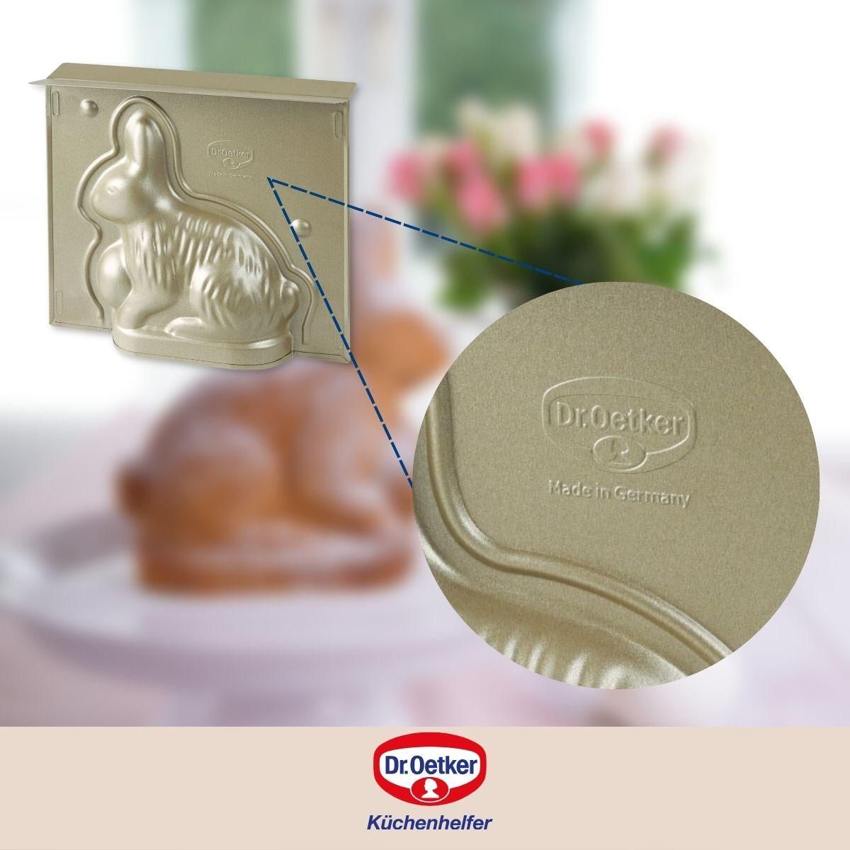DR.OETKER Moule à gâteaux 3D en forme de lapin de Pâques 600 ml Dr.Oetker