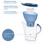 Voir la diapositive 4 : BRITA BRITA Carafe filtrante Marella bleu (2,4L) inclus 1 cartouche filtrante MAXTRA PRO All-in-1