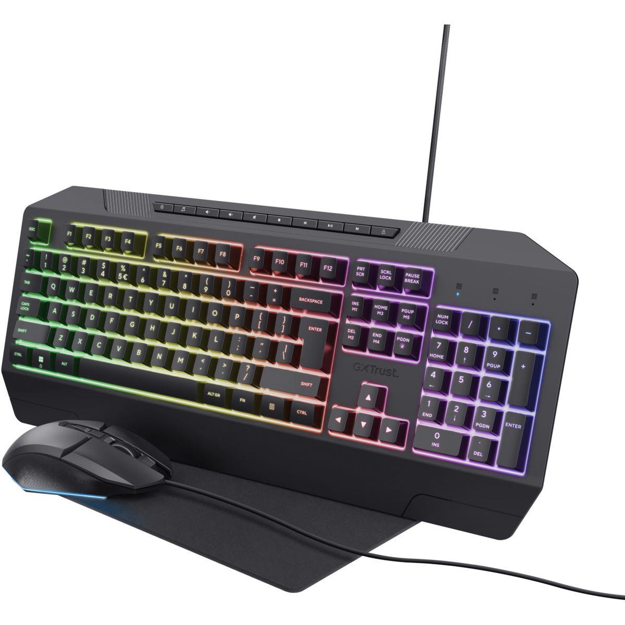 Trust Clavier gamer pack gaming 3 en 1 duox