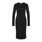 NOISY MAY Robe Moulante  Femme Noisy May Sqaure Neck. Coloris disponibles : Noir