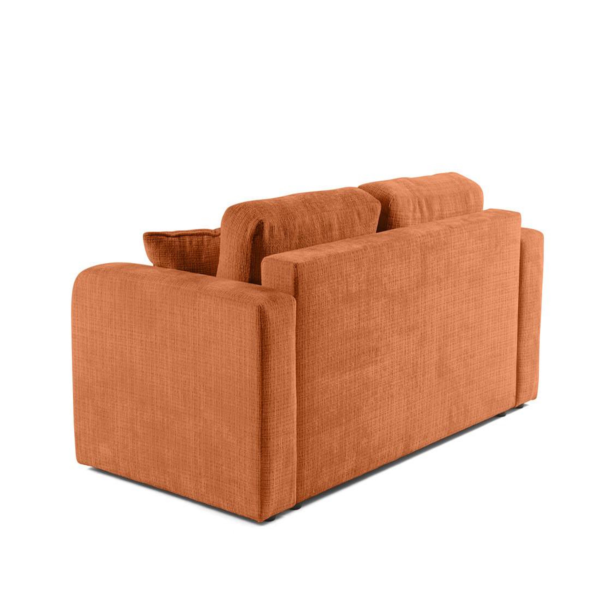 Voir la diapositive 5 : BEST MOBILIER Miro - canapé droit 2 places - en velours texturé