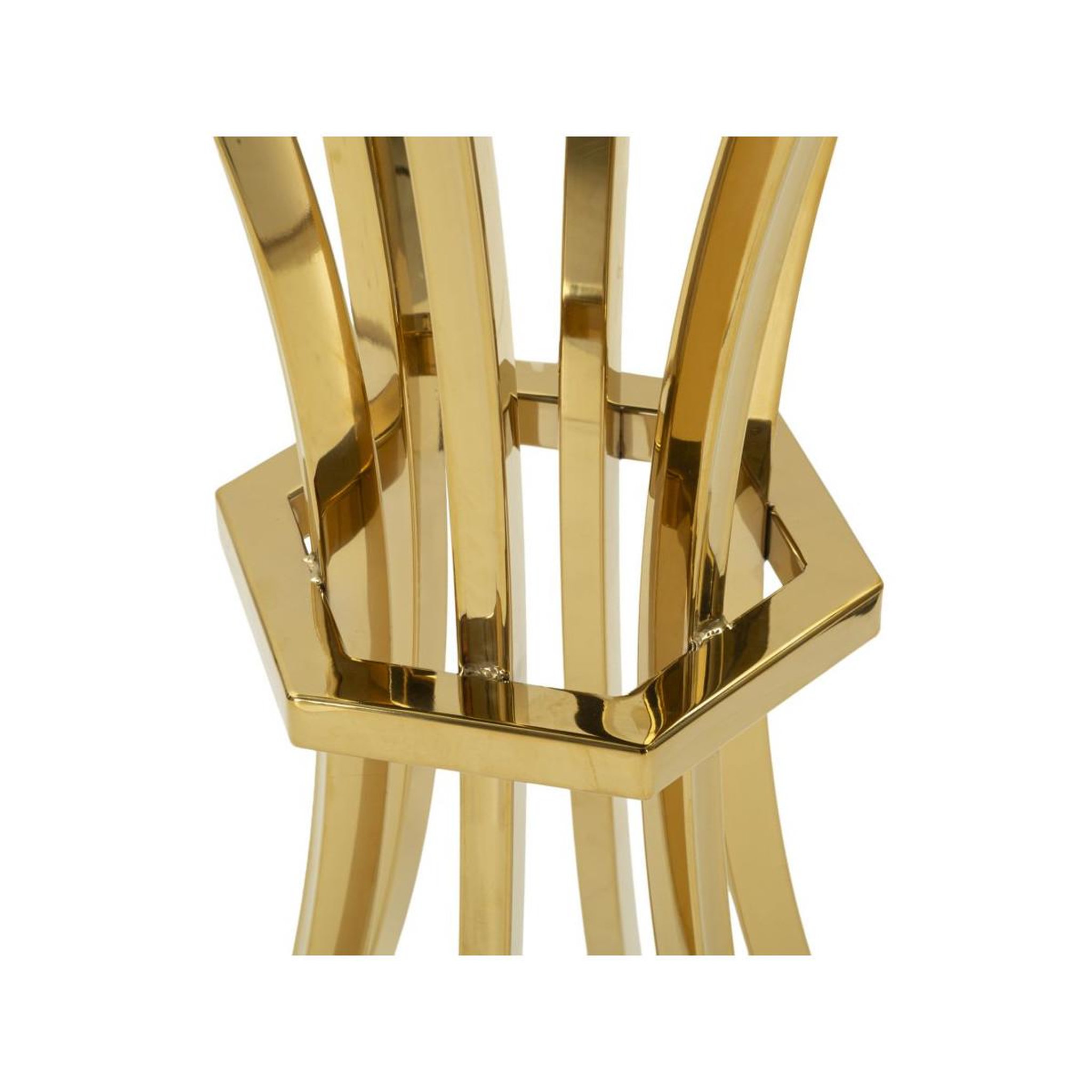 Voir la diapositive 3 : Paris Prix Table d'appoint  shanty  92cm noir & or