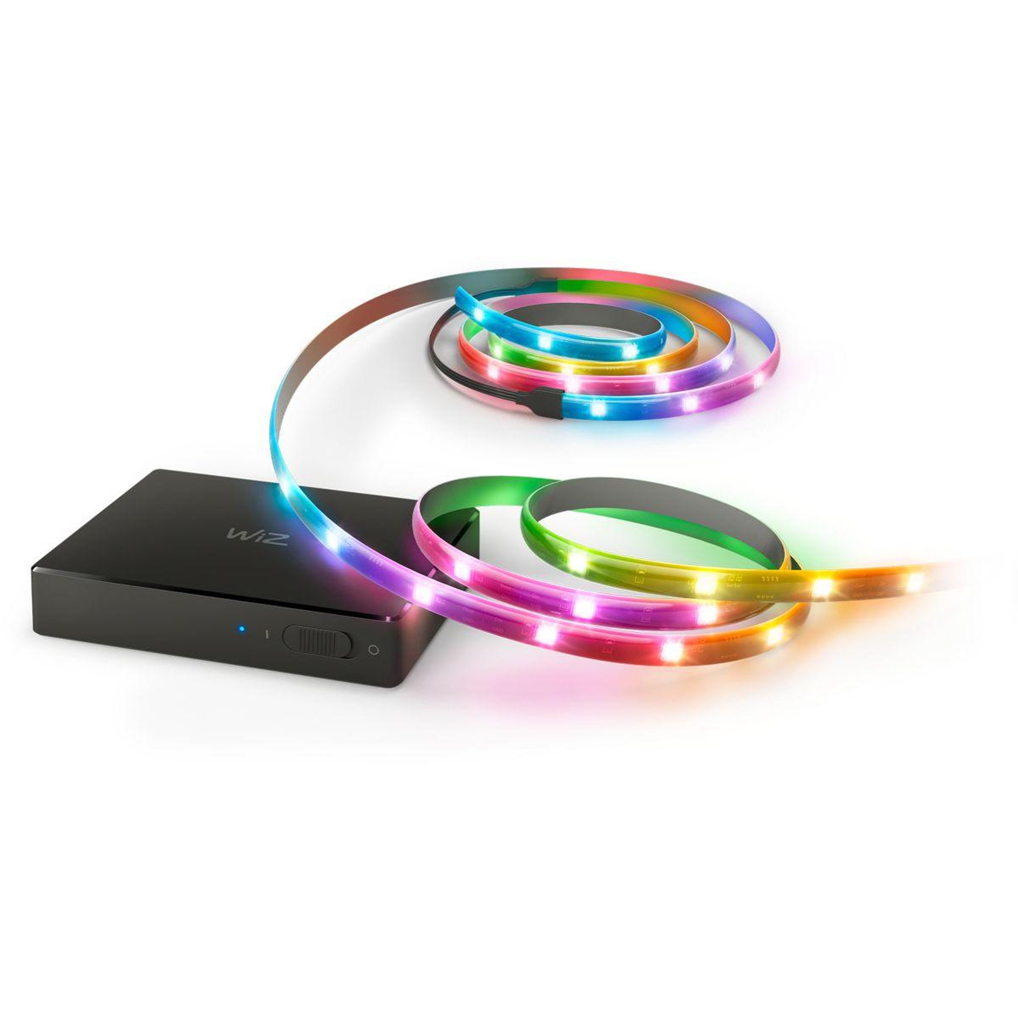 Voir la diapositive 2 : WIZ Boîtier de synchronisation HDMI Sync box+Lightstrip 55 à 65''