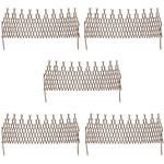 VIDAXL Cloture en treillis de saule 5 pcs