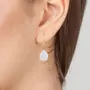 SC BOHEME Boucles d'oreilles SC Bohème ornées de quartz rose