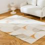 Voir la diapositive 2 : SWEEEK Tapis intérieur motifs rétro poils ras crème