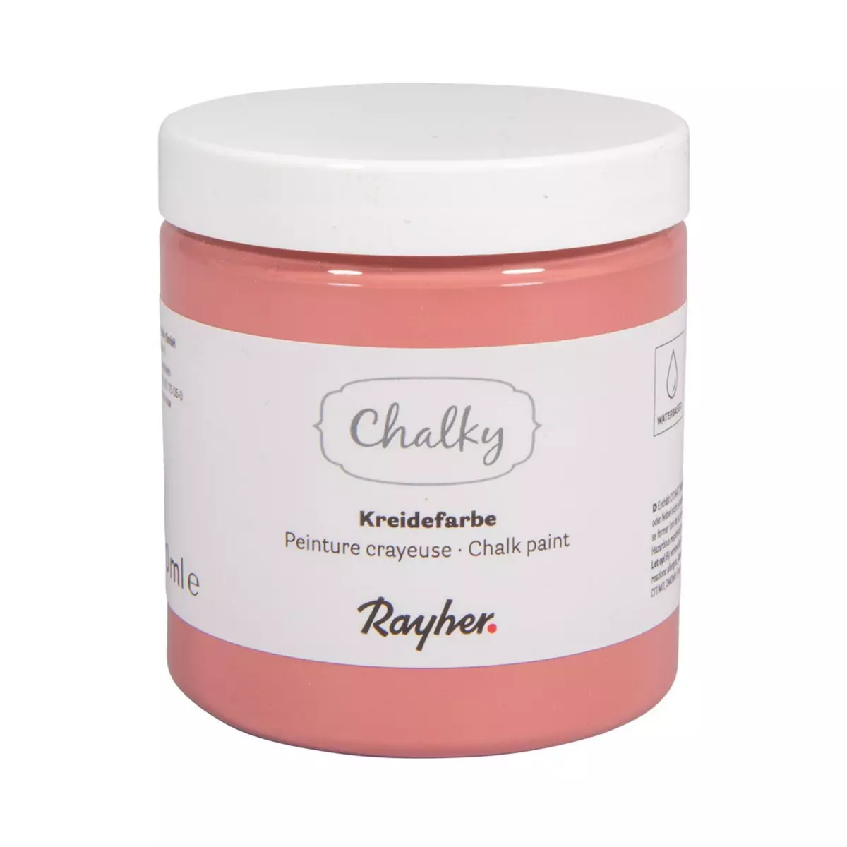 Rayher Peinture Craie Rouge tuile - Chalky Finish - 230 ml