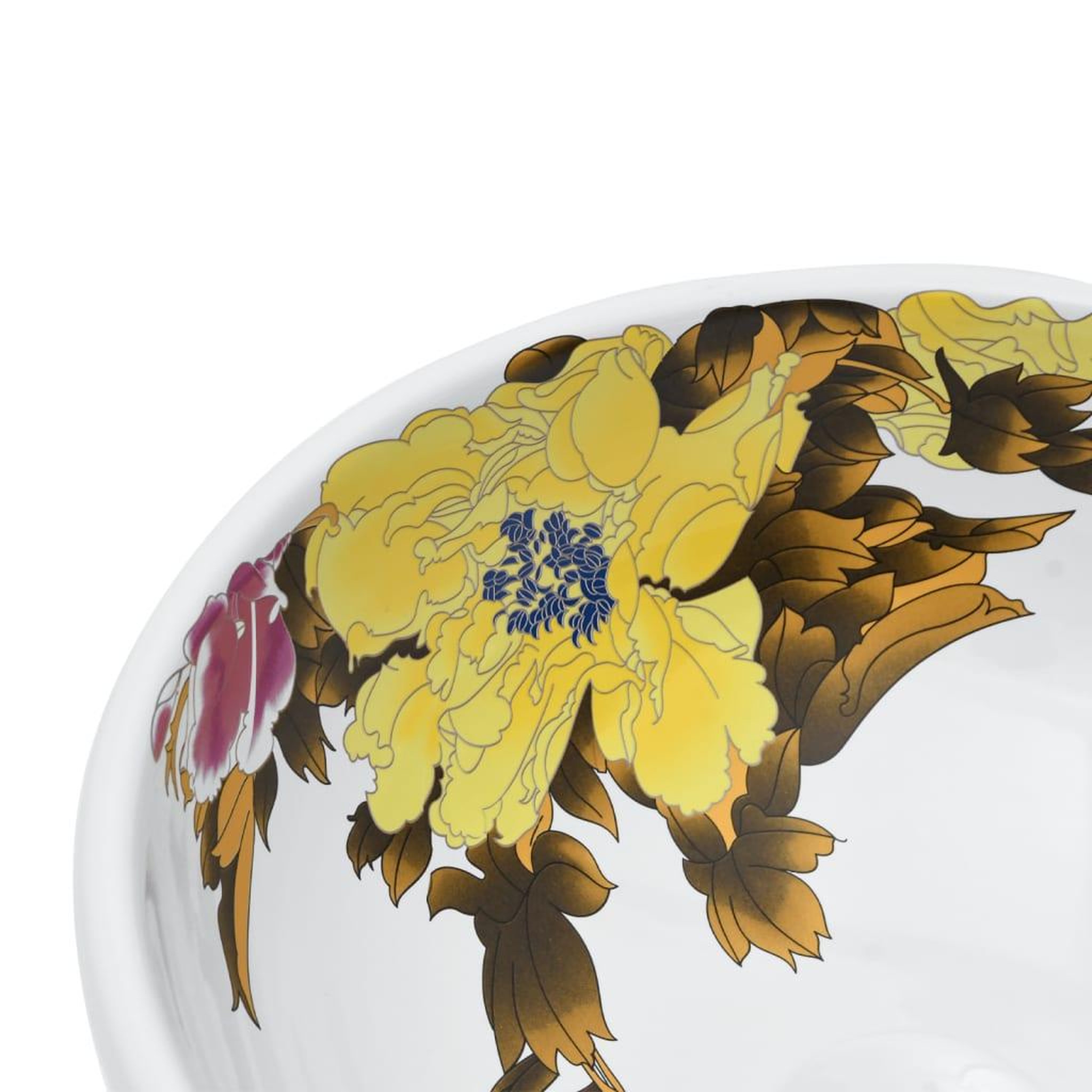 Voir la diapositive 5 : VIDAXL Vasque a poser multicolore rond Φ41x14 cm ceramique