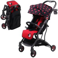 BEBECONFORT Poussette canne ultra compacte Teeny 3D, 4 roues, De la  naissance à 4 ans environ (22kg), Black Chic