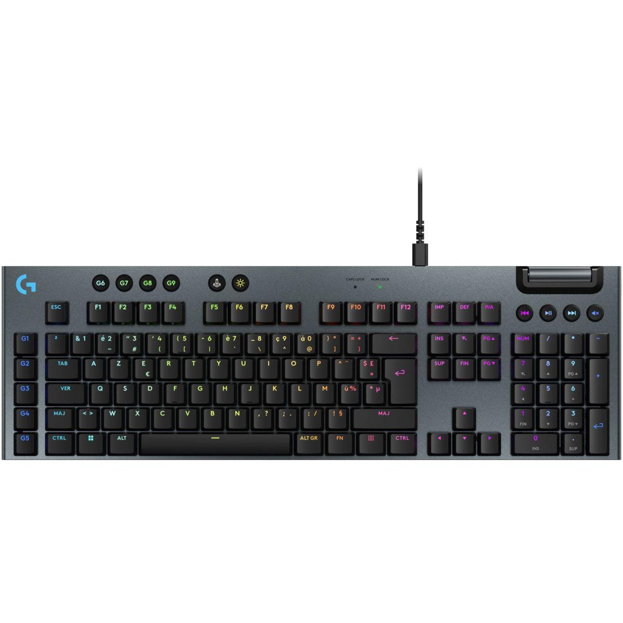 Logitech Clavier gamer G915 X Tactile Noir