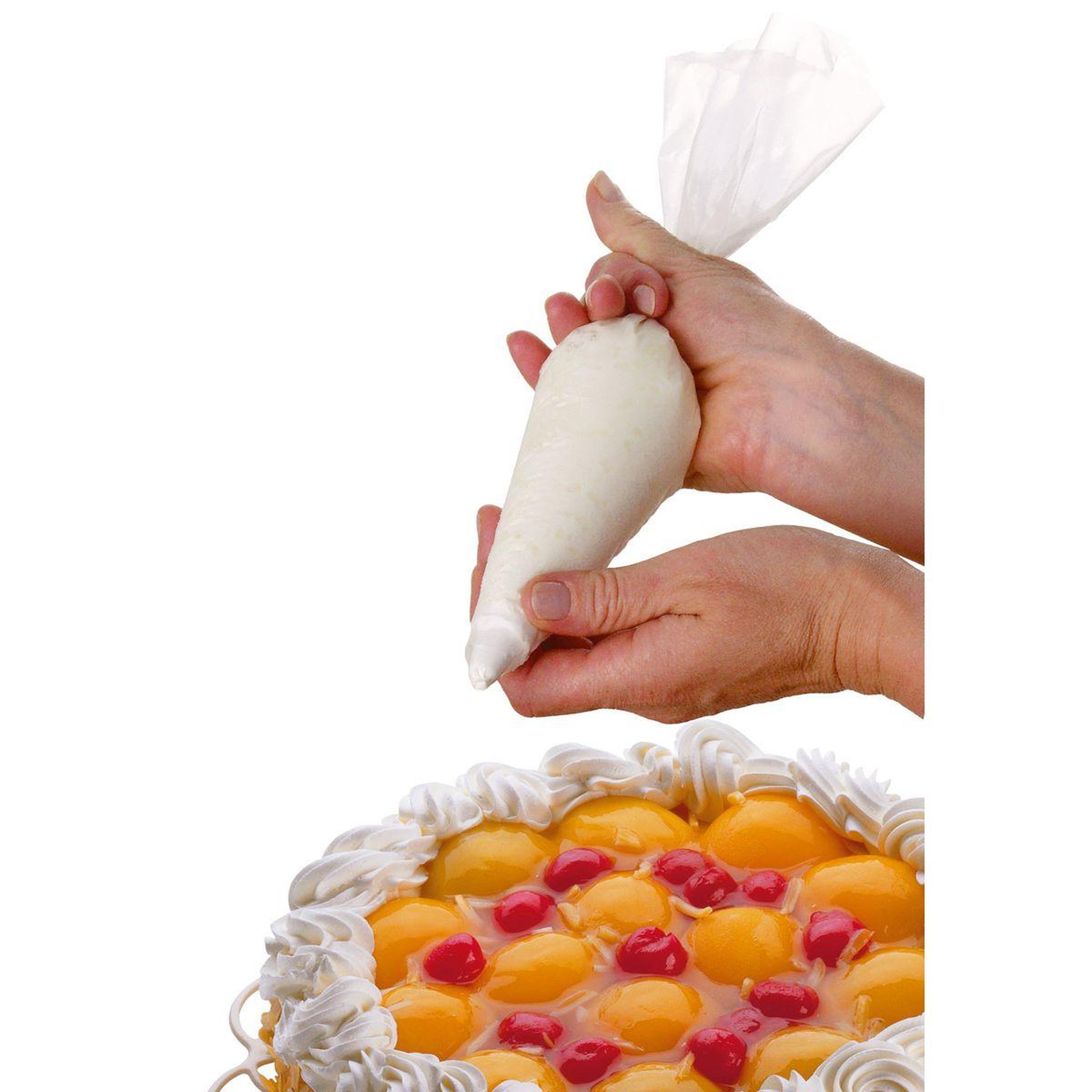 Voir la diapositive 5 : ZENKER Lot de 20 poches à douilles 6 douilles inox et 3 douilles plastique 32 cm zenker smart pastry