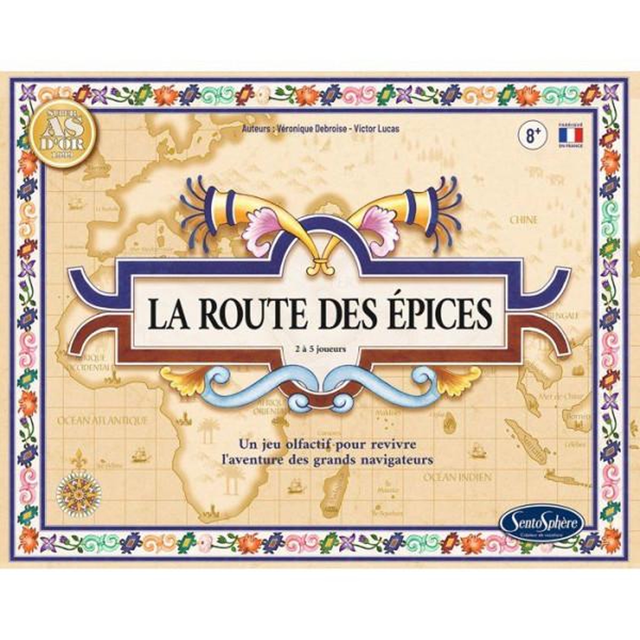 Voir la diapositive 3 : Sentosphere La route des epices Jeu de plateau olfactif
