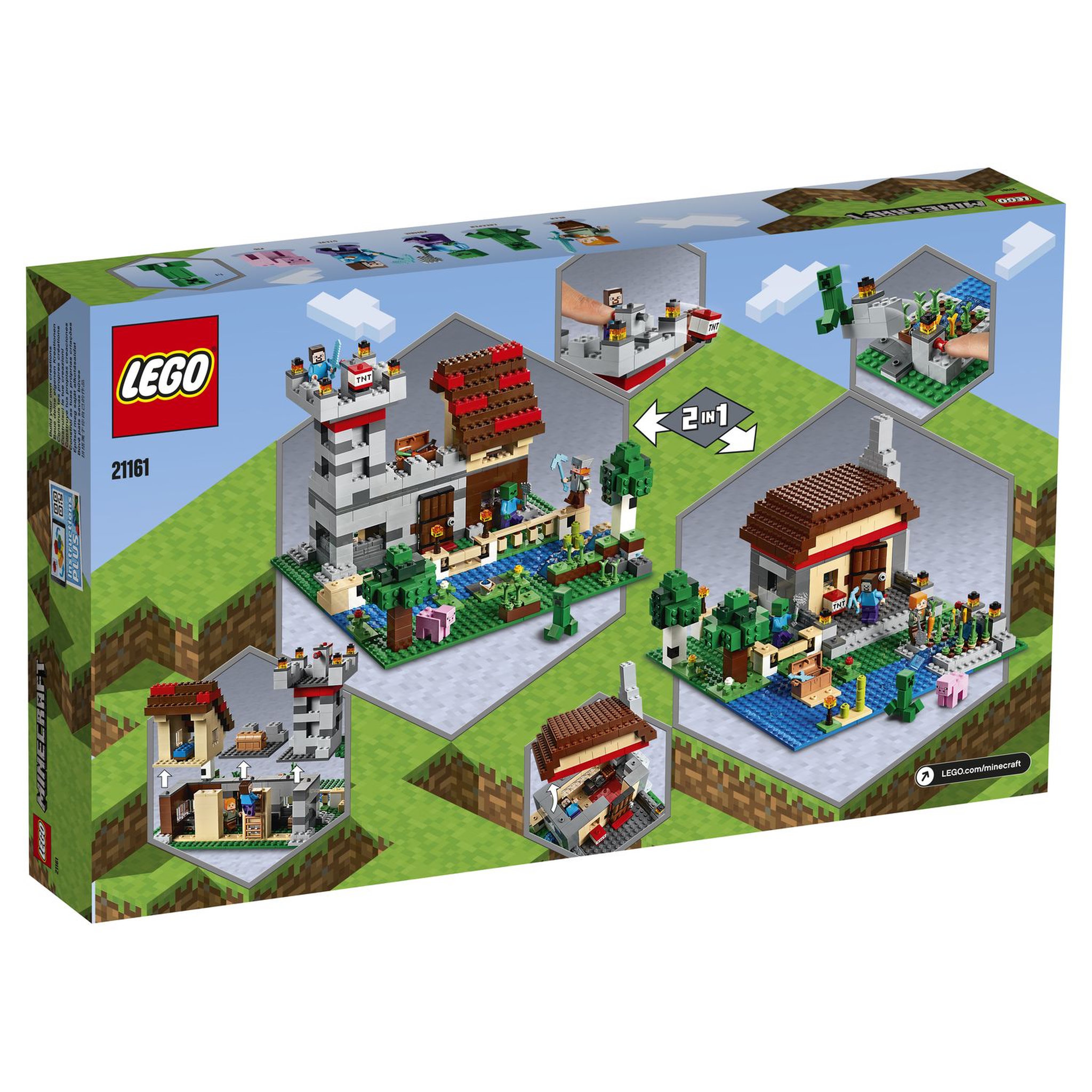 Voir la diapositive 8 : LEGO Minecraft 21161 - La boîte de construction 3.0