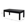 Voir la diapositive 4 : Rendez vous déco Table de billard convertible noire tapis bleu - Eddie