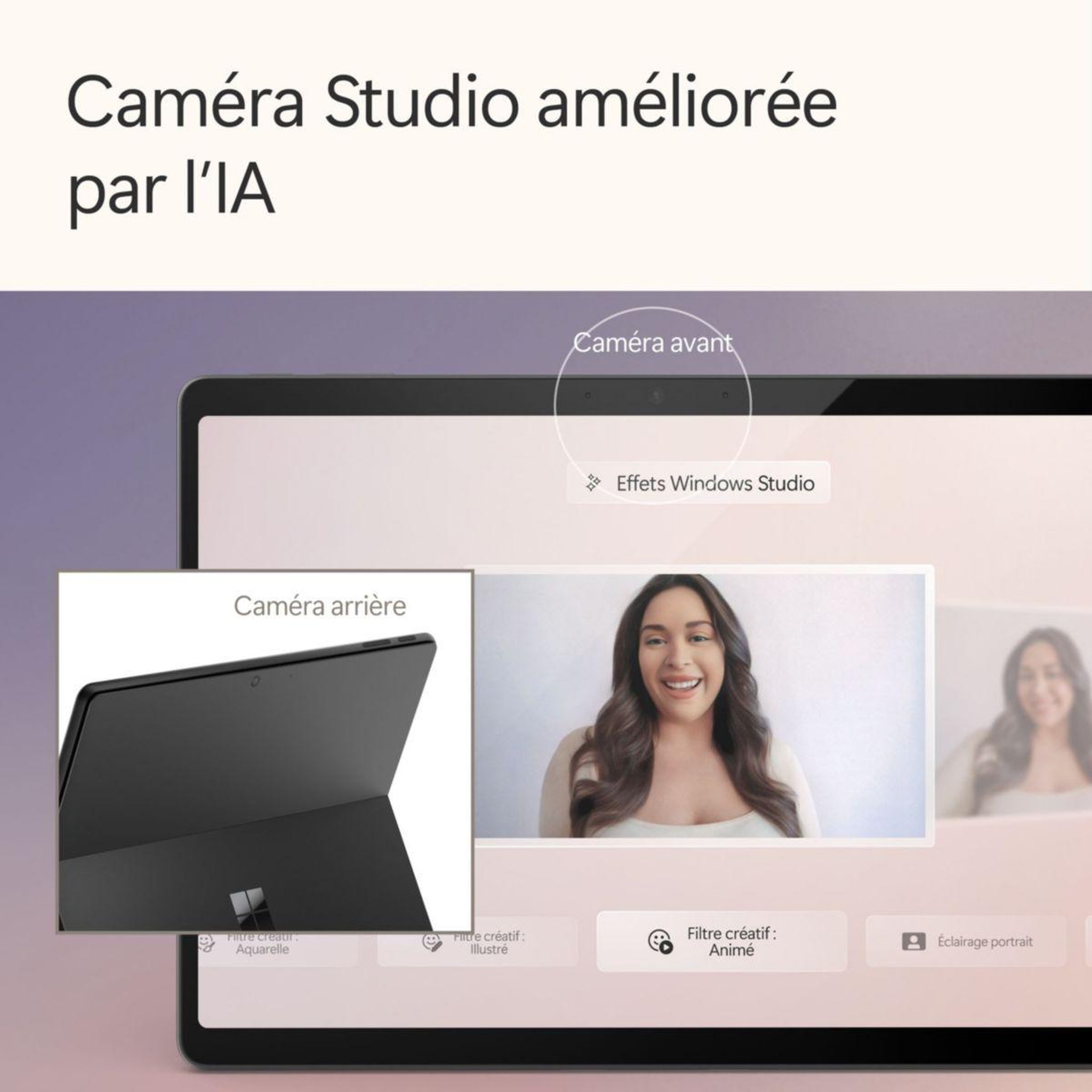 Voir la diapositive 3 : MICROSOFT Pc hybride pack surface pro 13  snapdragon x plus 16 go ram lpddr5x ssd 512 go copilot+pc