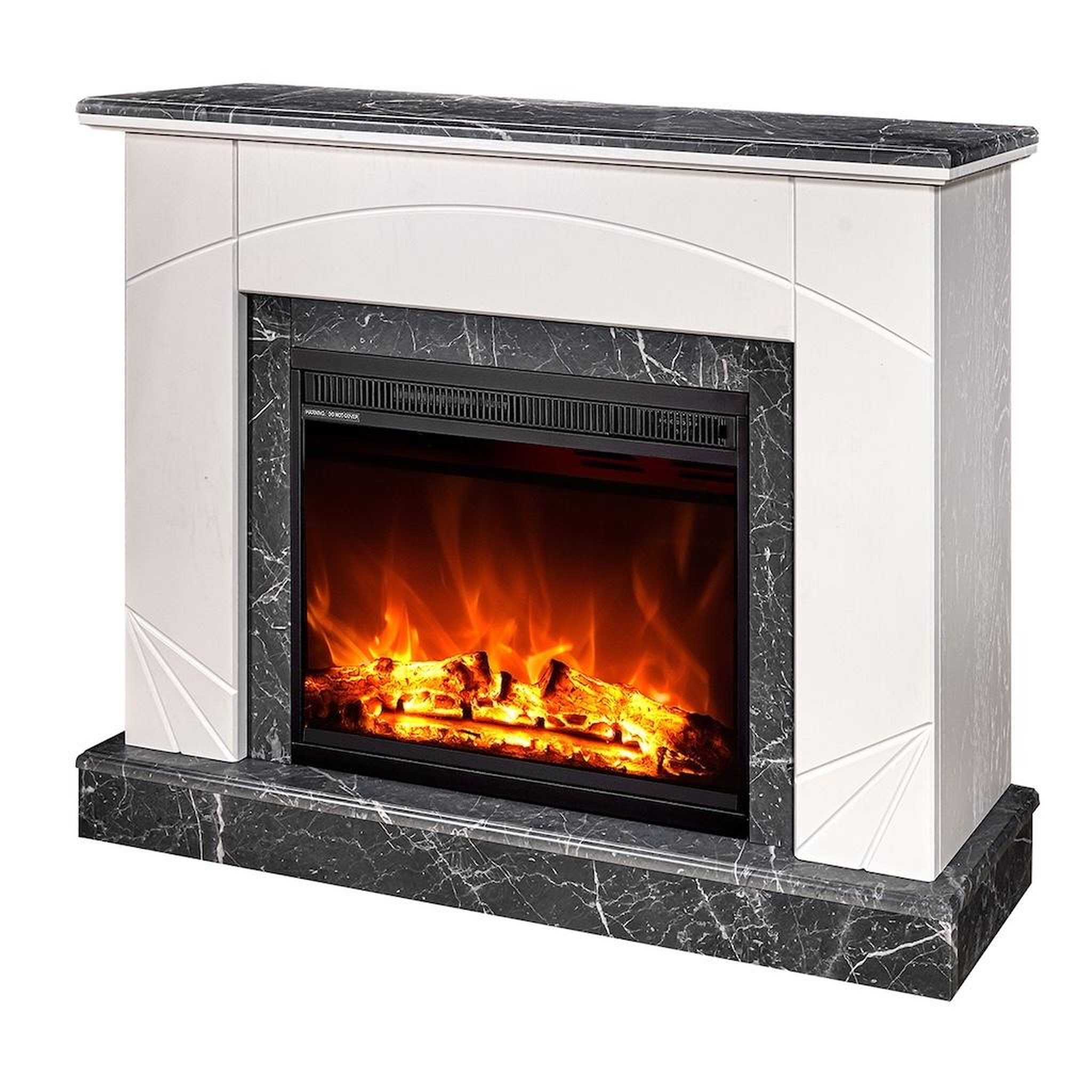ARTFLAME Cheminée électrique - madeira lux & lorance color - 1500 w - 3 flammes - télécommande