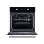 Voir la diapositive 3 : CONTINENTAL EDISON Four encastrable pyrolyse - Chaleur tournante - CONTINENTAL EDISON - CEF65PB - Noir et inox - L59,5 x H59,6 x P 54,68 cm
