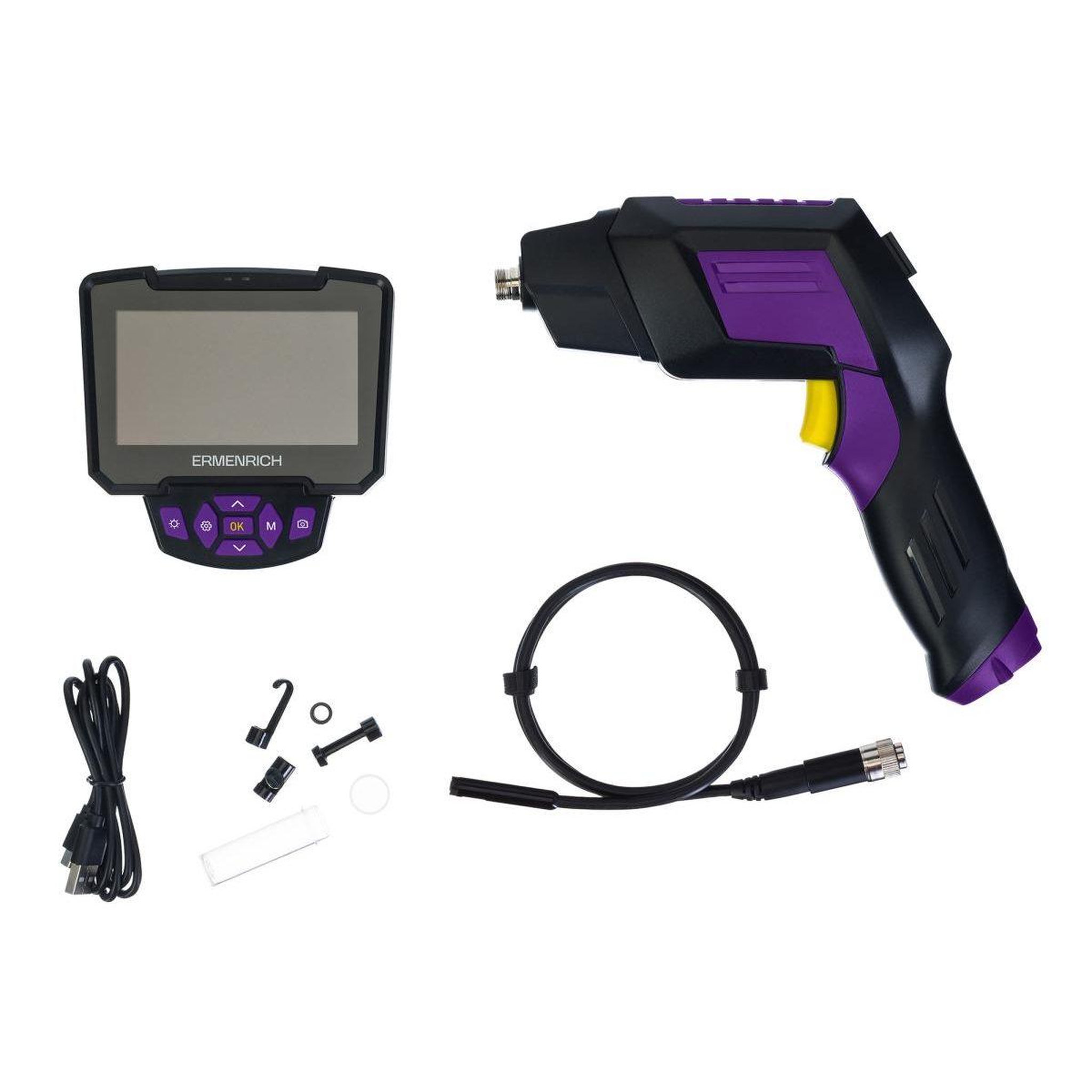 Voir la diapositive 2 : ERMENRICH Endoscope industriel  seek ve60, violet