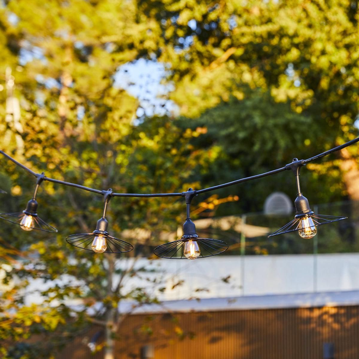 Lumisky Guirlande lumineuse CHIC Noir Acier 6m