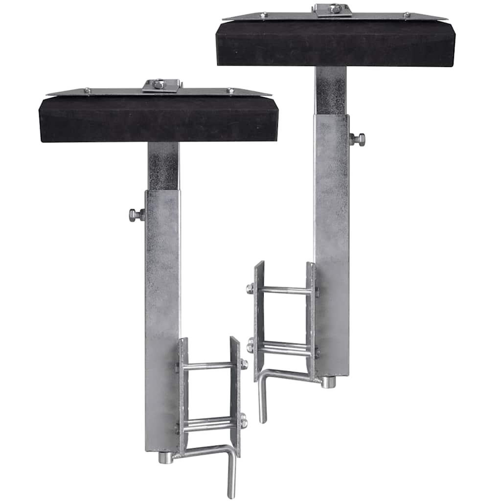 Voir la diapositive 4 : VIDAXL Set de 2 supports a barre inclinable 63 - 88 cm pour remorque a bateau