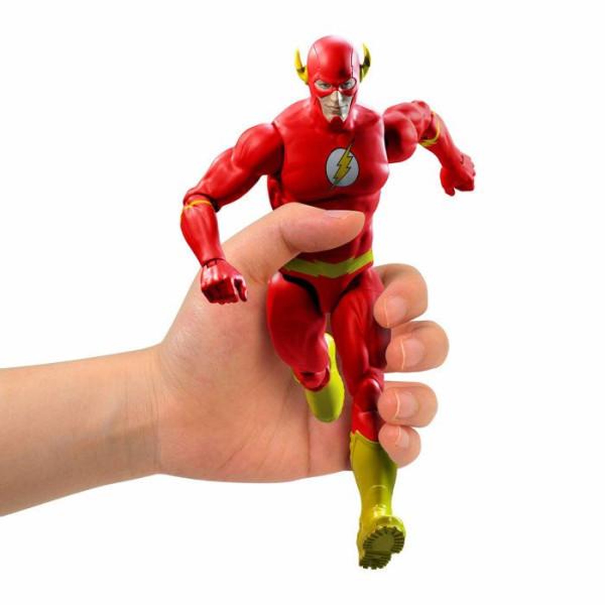 Voir la diapositive 5 : MATTEL Figurine articulée - DC Premier - Flash 16,5 cm - 22 points d'articulation - Accessoires effets de vitesse - Dès 4 ans