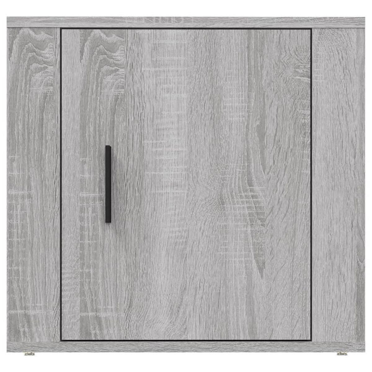 VIDAXL Table de chevet Sonoma gris 50x39x47 cm
