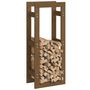 Voir la diapositive 4 : VIDAXL Support de bois de chauffage Marron miel 41x25x100cm Pin massif