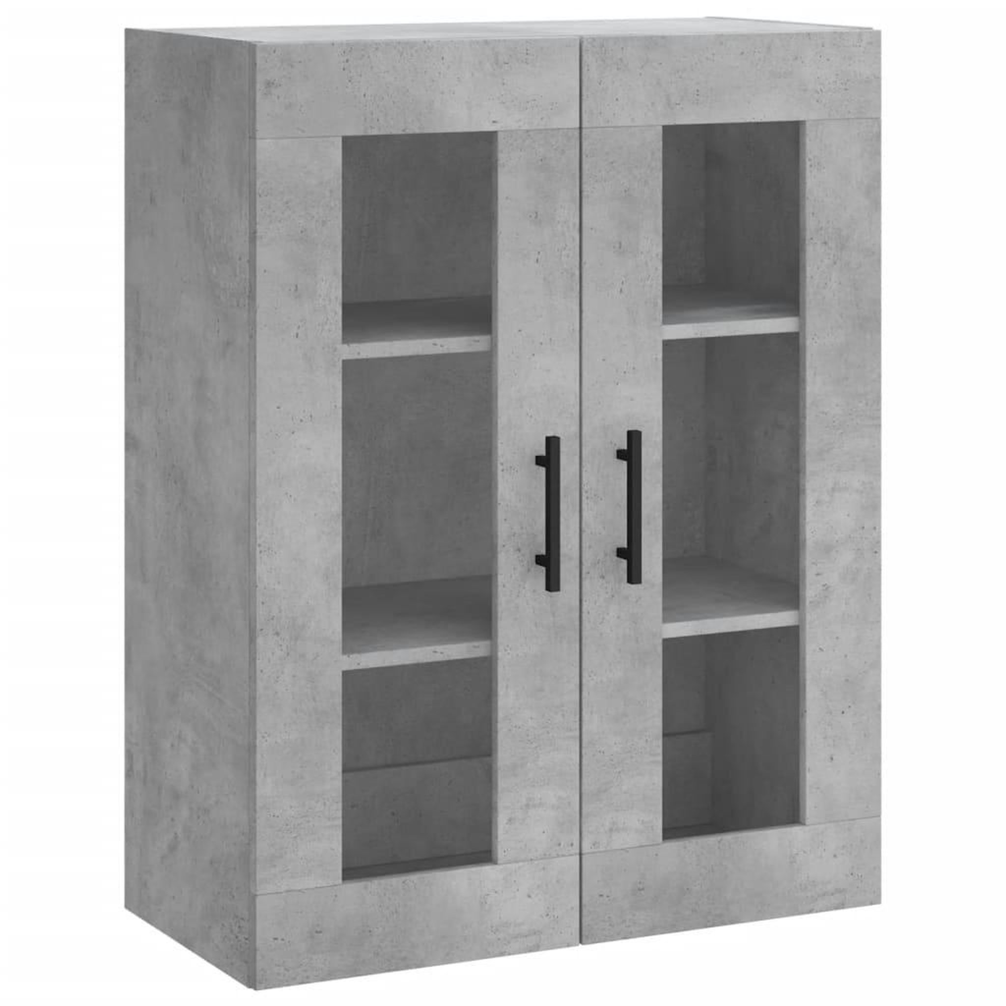 Voir la diapositive 2 : VIDAXL Armoire murale gris beton 69,5x34x90 cm