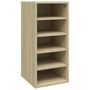 Voir la diapositive 2 : VIDAXL Armoire à chaussures Chêne Sonoma 31,5x35x70 cm Bois ingénierie