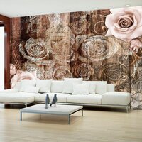 Papier peint Arbres tropicaux Rose DUTCH WALLCOVERINGS