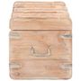 Voir la diapositive 4 : VIDAXL Coffre de rangement 90x40x40 cm bois d'acacia solide