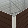 Voir la diapositive 5 : VIDAXL Jardiniere surelevee Marron 160x80x77 cm Acier galvanise