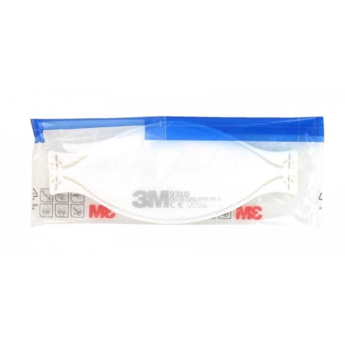 3M Masque 3M 9310 anti-poussières pliable FFP1 sans soupape