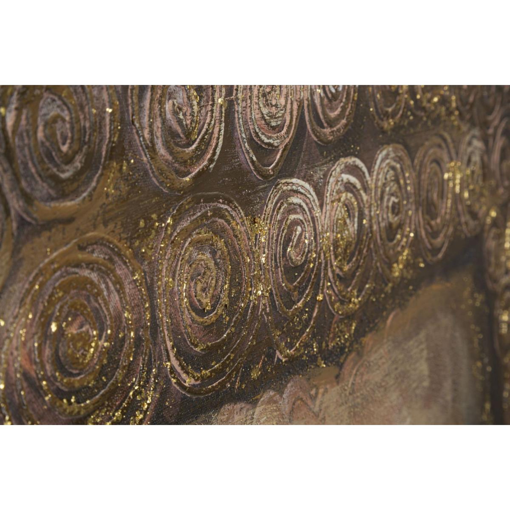Voir la diapositive 3 : Paris Prix Toile imprimée déco  visage bouddha  100x100cm multicolore