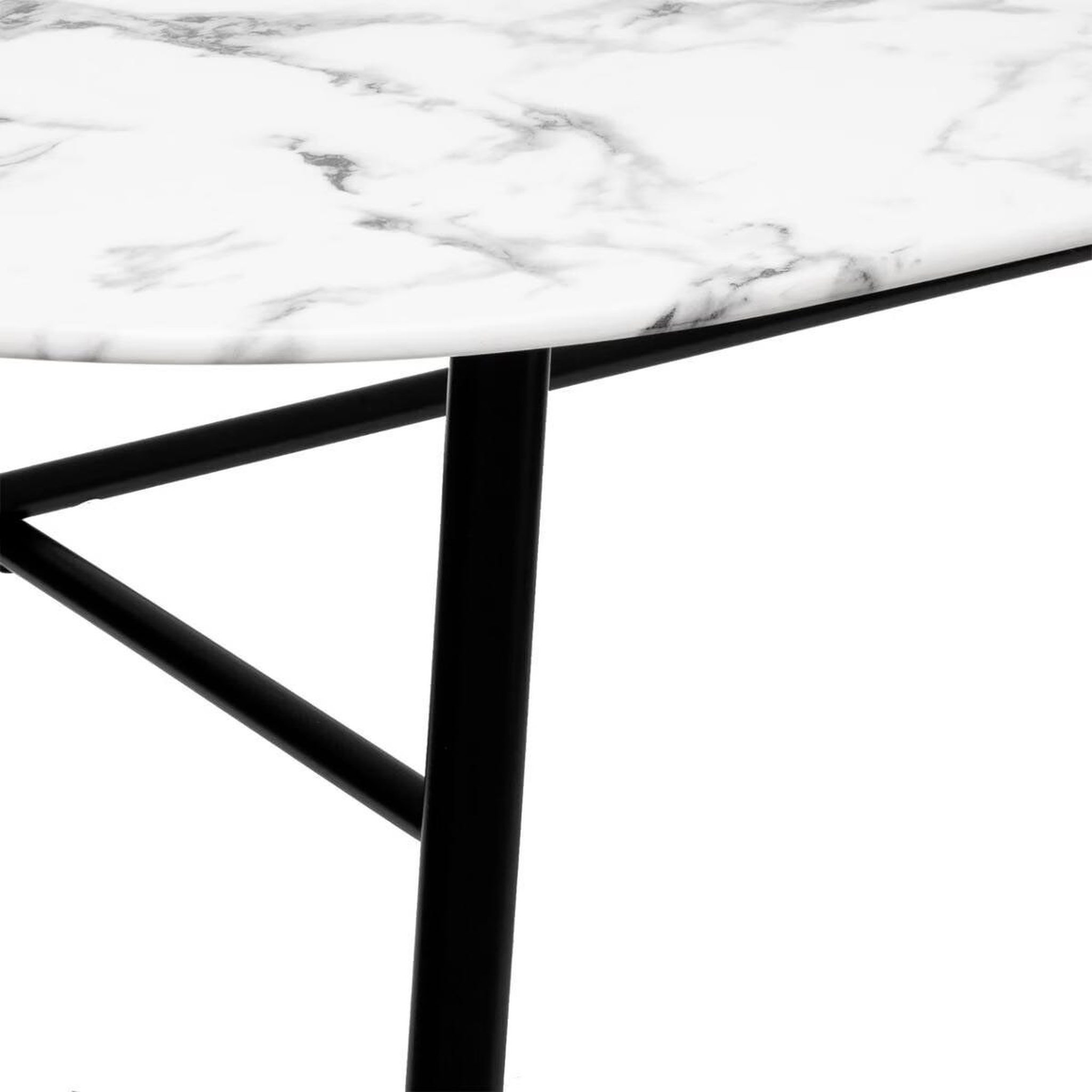 Voir la diapositive 3 : ATMOSPHERA Table à manger design  roxas  160cm blanc