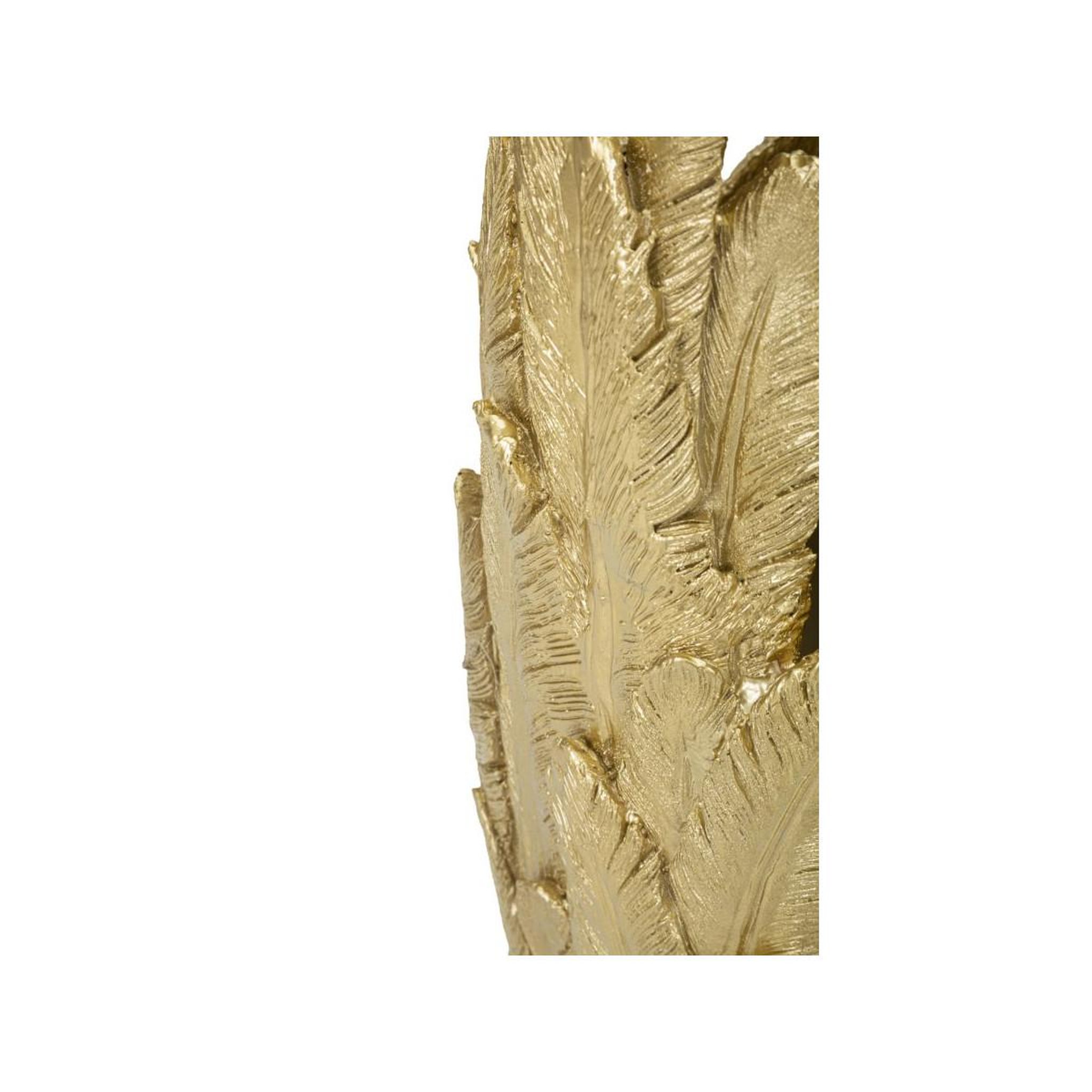 Voir la diapositive 3 : Paris Prix Vase design plumes  feathers  80cm or