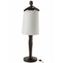 Voir la diapositive 1 : Paris Prix Lampe à Poser  Homme  41cm Marron & Blanc